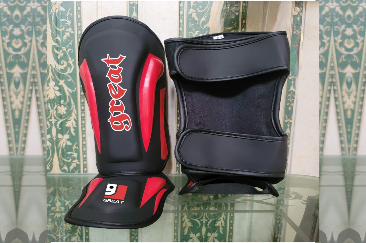 Great Red Shin Guards 1