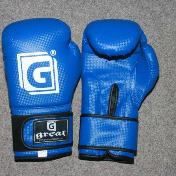 blue boxing gloves