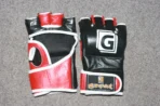 red mma gloves